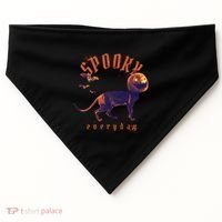 Spooky Pumpkin Head Dog Funny Halloween USA-Made Doggie Bandana thumb 0