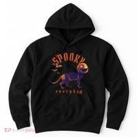 Spooky Pumpkin Head Dog Funny Halloween Hoodie thumb 0