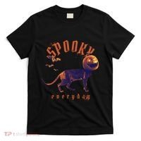 Spooky Pumpkin Head Dog Funny Halloween T-Shirt thumb 0