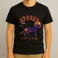 Spooky Pumpkin Head Dog Funny Halloween T-Shirt thumb 3