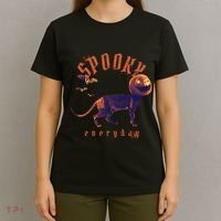 Spooky Pumpkin Head Dog Funny Halloween T-Shirt thumb 4