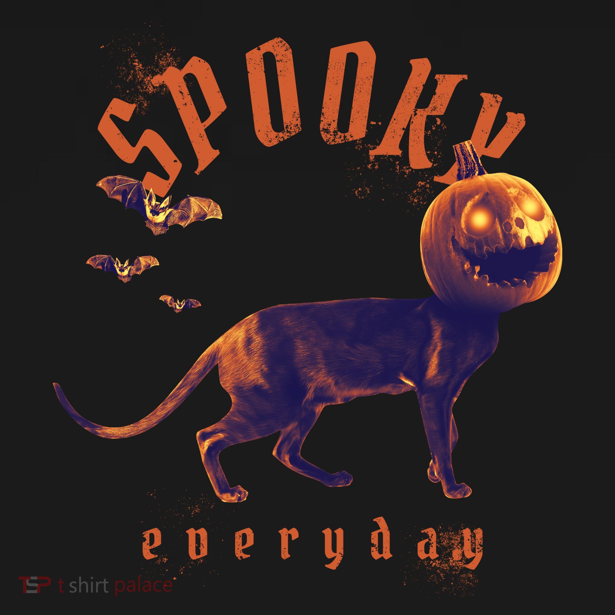 Spooky Pumpkin Head Dog Funny Halloween Button