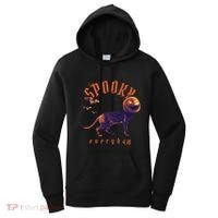 Spooky Pumpkin Head Dog Funny Halloween Women's Hoodie thumb 0