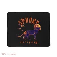 Spooky Pumpkin Head Dog Funny Halloween Mousepad thumb 0