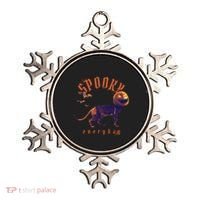 Spooky Pumpkin Head Dog Funny Halloween Ornament thumb 0