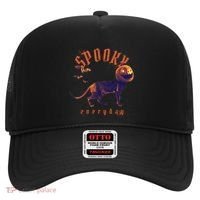 Spooky Pumpkin Head Dog Funny Halloween Hat thumb 0