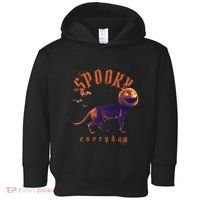 Spooky Pumpkin Head Dog Funny Halloween Toddler Hoodie thumb 0
