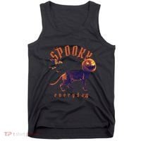 Spooky Pumpkin Head Dog Funny Halloween Tank Top thumb 0