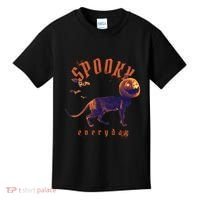 Spooky Pumpkin Head Dog Funny Halloween Kids T-Shirt thumb 0