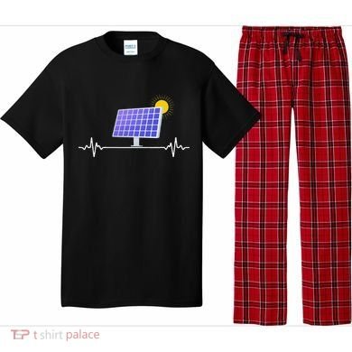 Solar Panel Heartbeat Global Warming Earth Day Pajama Set