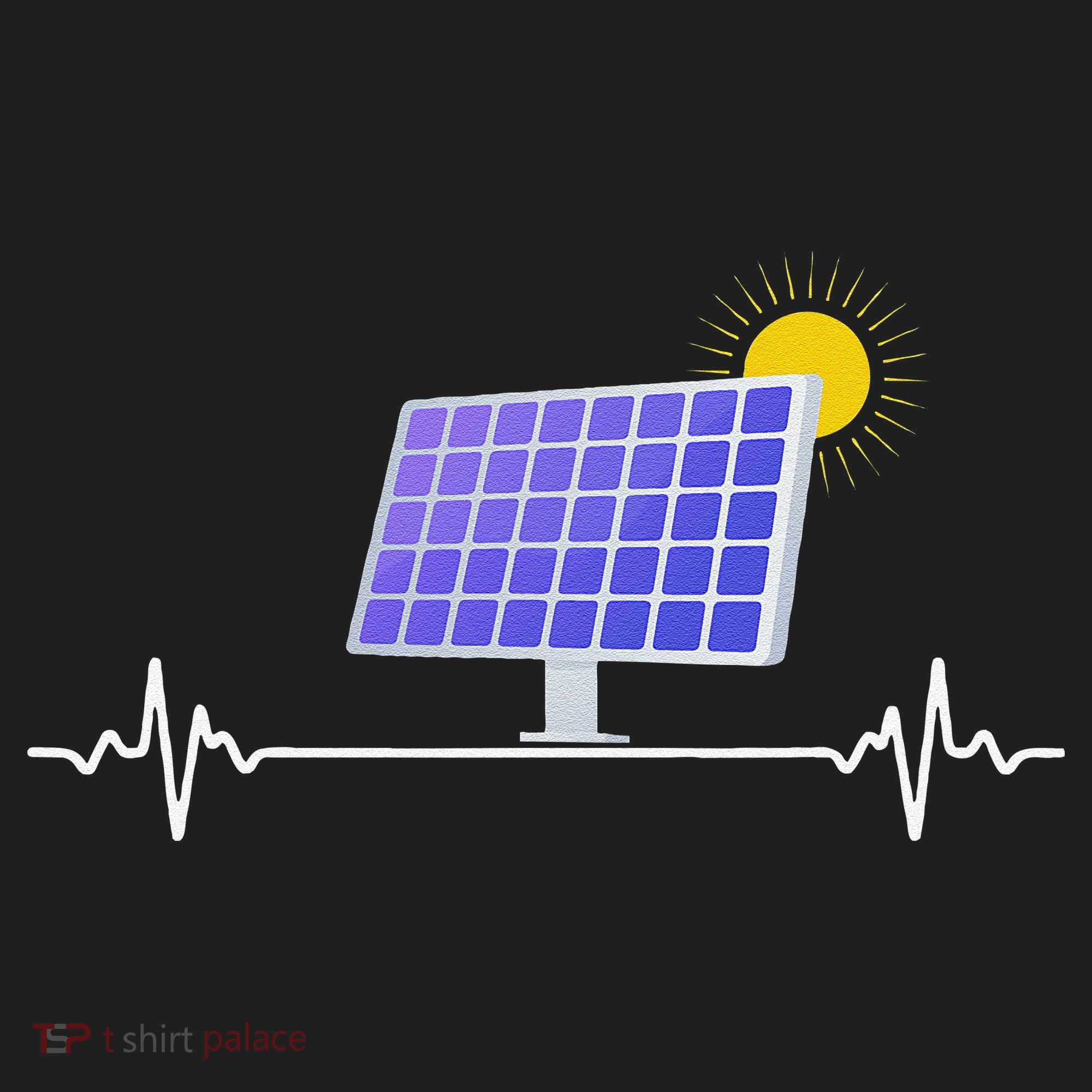 Solar Panel Heartbeat Global Warming Earth Day Tumbler