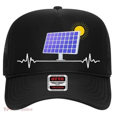 Solar Panel Heartbeat Global Warming Earth Day Hat