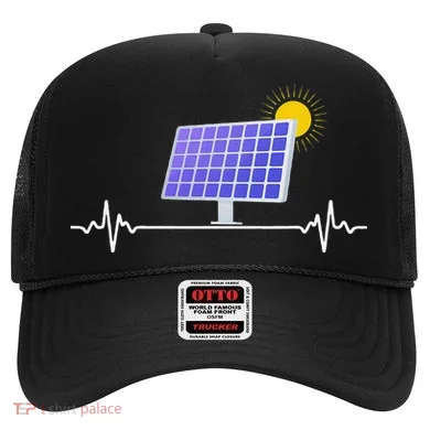 Solar Panel Heartbeat Global Warming Earth Day Hat
