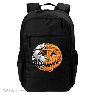 Soccer Player Halloween Pumpkin Skeleton Hallows' Day Backpack