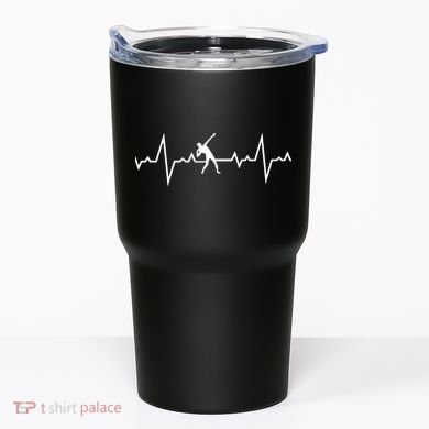 Shot Put Heart Beats Tumbler