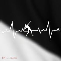 Shot Put Heart Beats Toddler Fine Jersey T-Shirt thumb 2