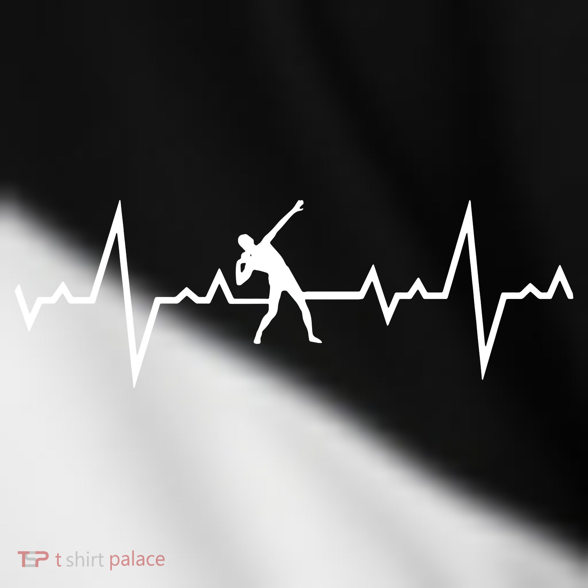 Shot Put Heart Beats Toddler Fine Jersey T-Shirt