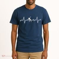 Shot Put Heart Beats Tall T-Shirt thumb 2