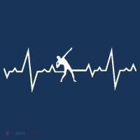 Shot Put Heart Beats Tall T-Shirt thumb 4