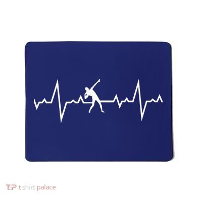 Shot Put Heart Beats Mousepad