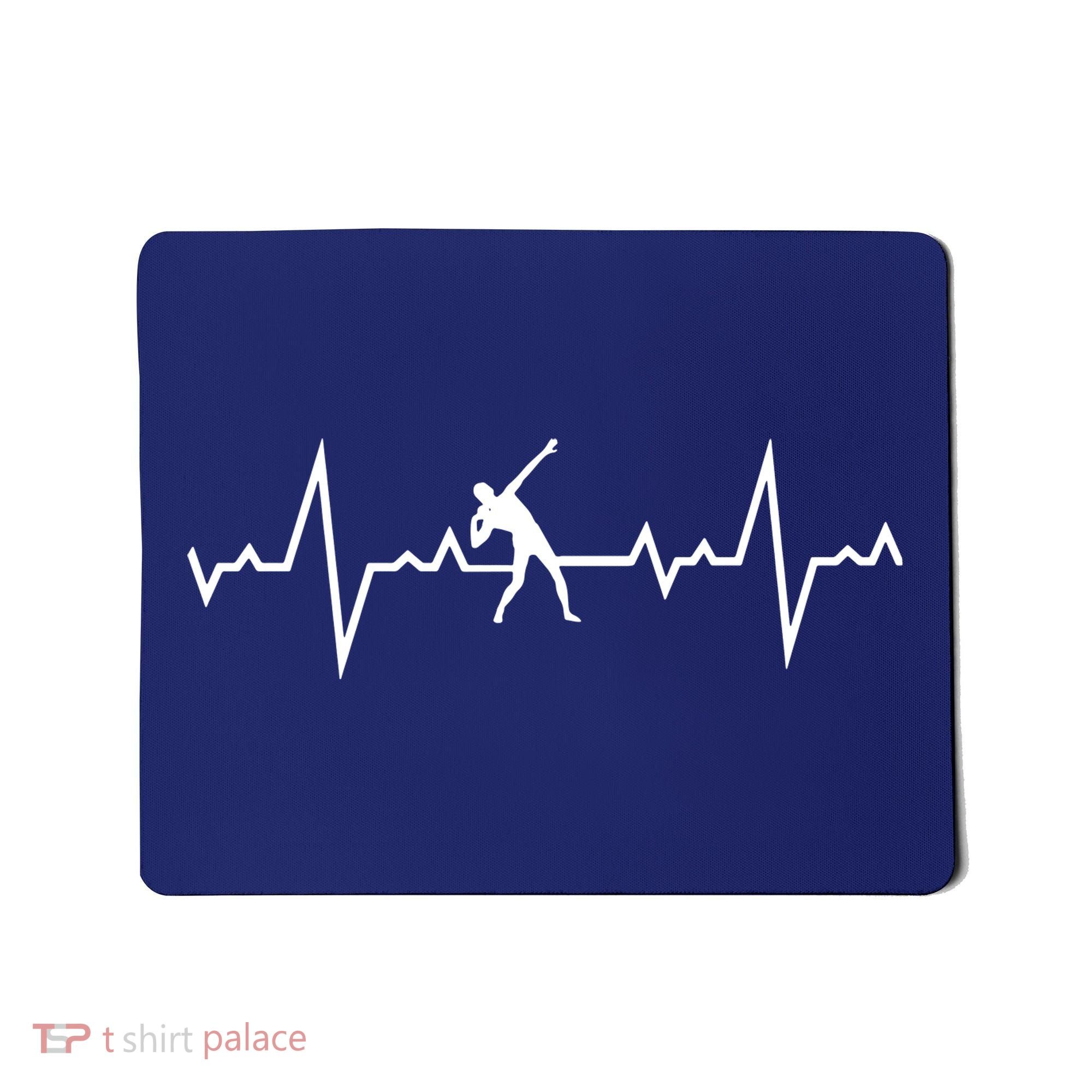 Shot Put Heart Beats Mousepad