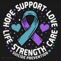 Suicide Prevention Hope Support Love Life Suicide Awareness Gift USA-Made Doggie Bandana thumb 2