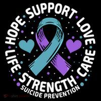 Suicide Prevention Hope Support Love Life Suicide Awareness Gift Ornament thumb 1