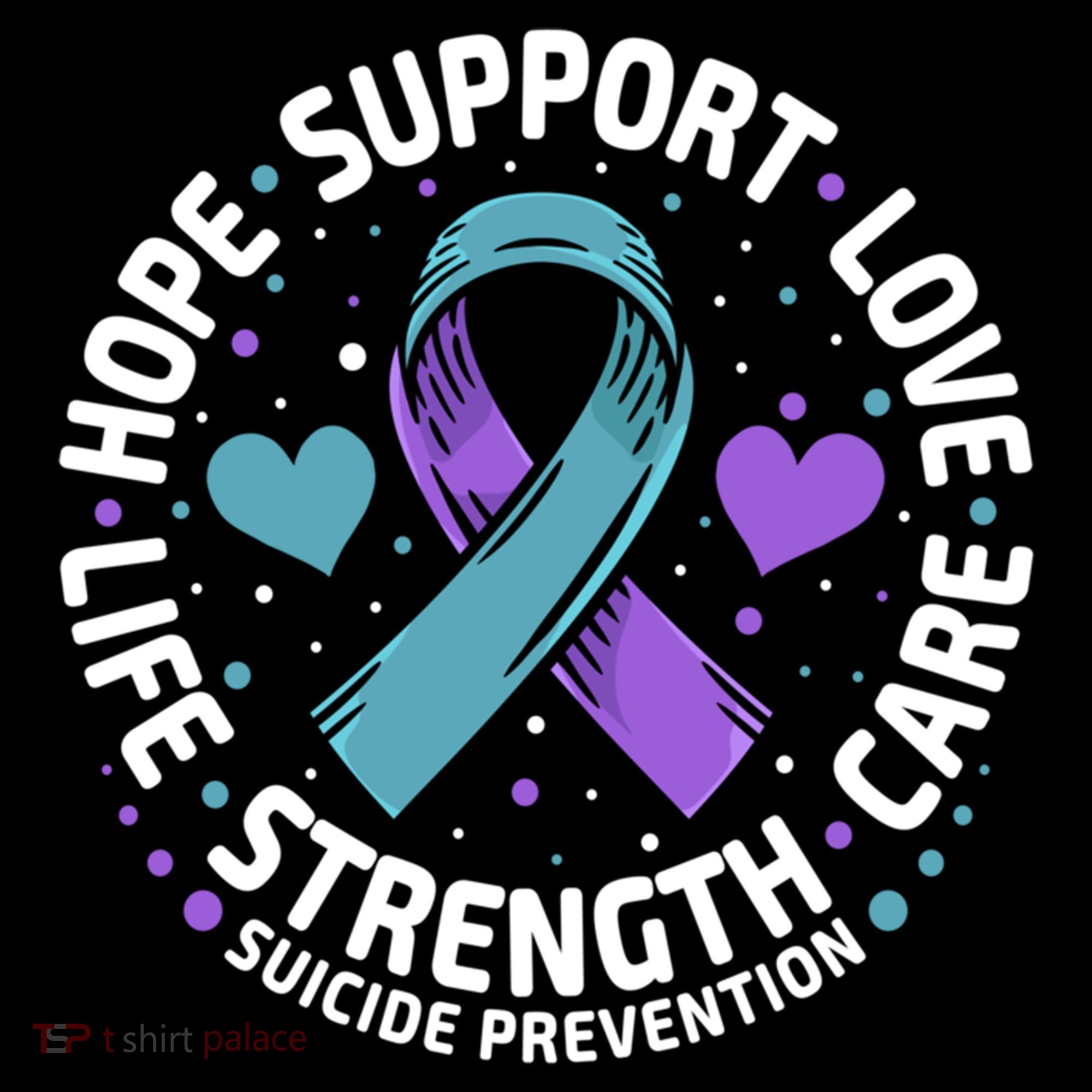 Suicide Prevention Hope Support Love Life Suicide Awareness Gift Ornament