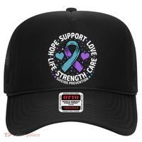Suicide Prevention Hope Support Love Life Suicide Awareness Gift Hat thumb 0