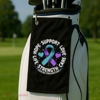 Suicide Prevention Hope Support Love Life Suicide Awareness Gift Golf Towel thumb 2