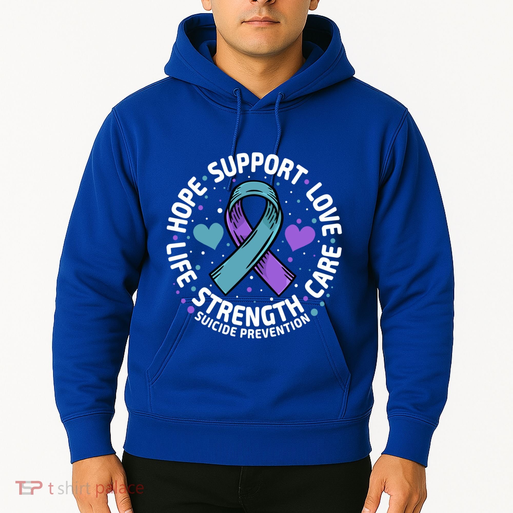 Suicide Prevention Hope Support Love Life Suicide Awareness Gift Hoodie