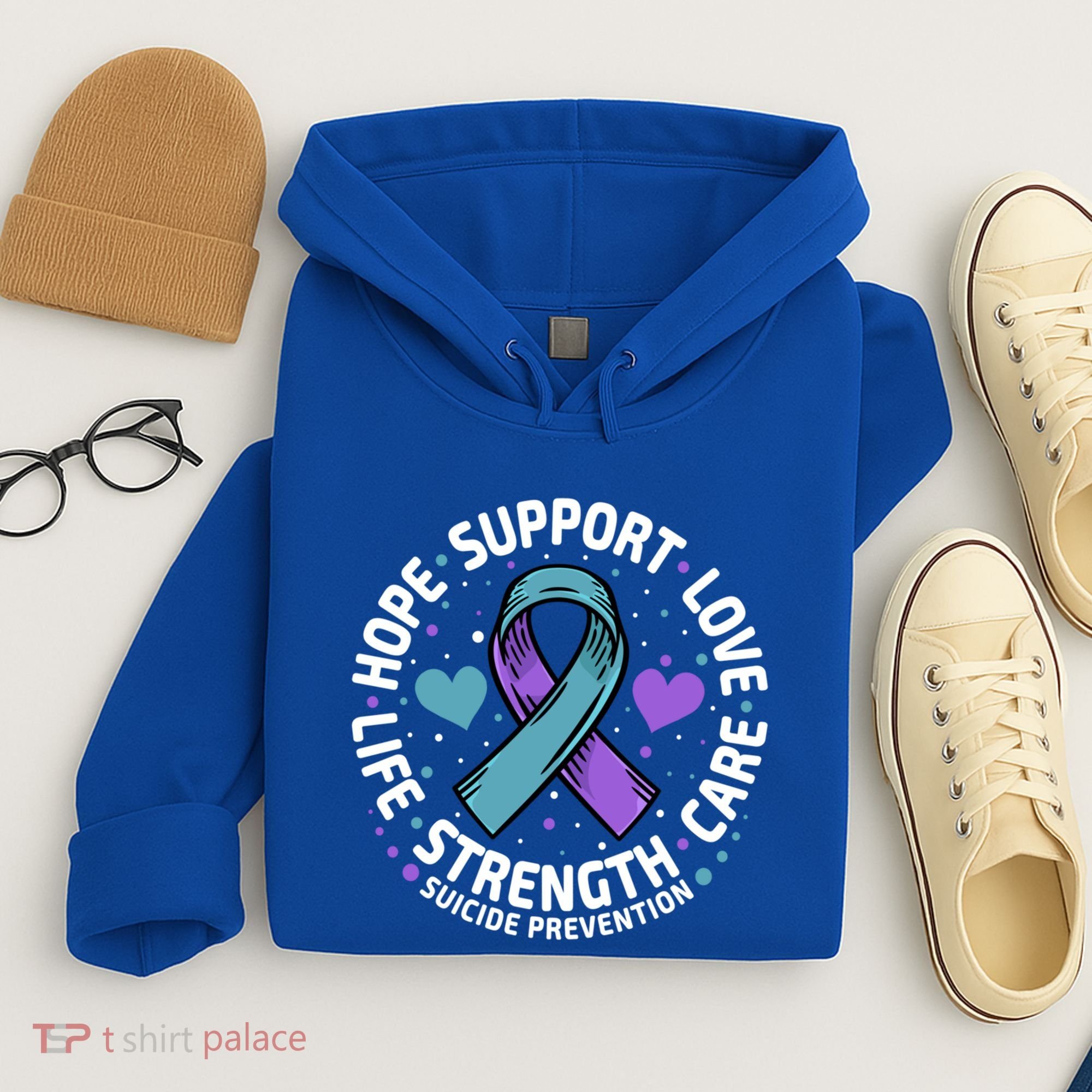 Suicide Prevention Hope Support Love Life Suicide Awareness Gift Hoodie