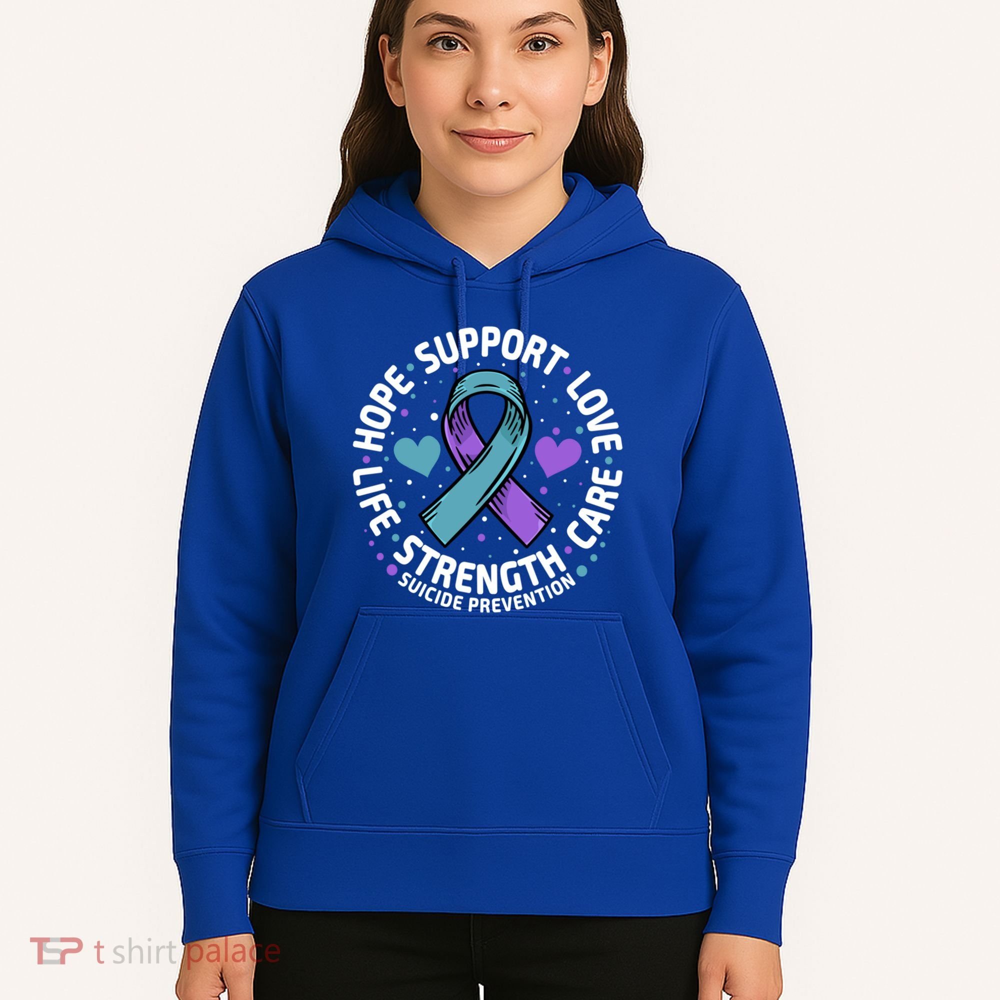 Suicide Prevention Hope Support Love Life Suicide Awareness Gift Hoodie