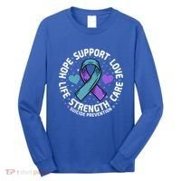 Suicide Prevention Hope Support Love Life Suicide Awareness Gift Long Sleeve Shirt thumb 0