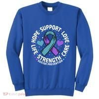 Suicide Prevention Hope Support Love Life Suicide Awareness Gift Sweatshirt thumb 0