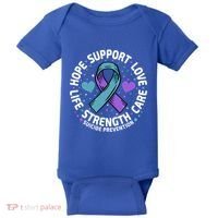 Suicide Prevention Hope Support Love Life Suicide Awareness Gift Baby Bodysuit thumb 0