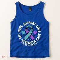 Suicide Prevention Hope Support Love Life Suicide Awareness Gift Tank Top thumb 2