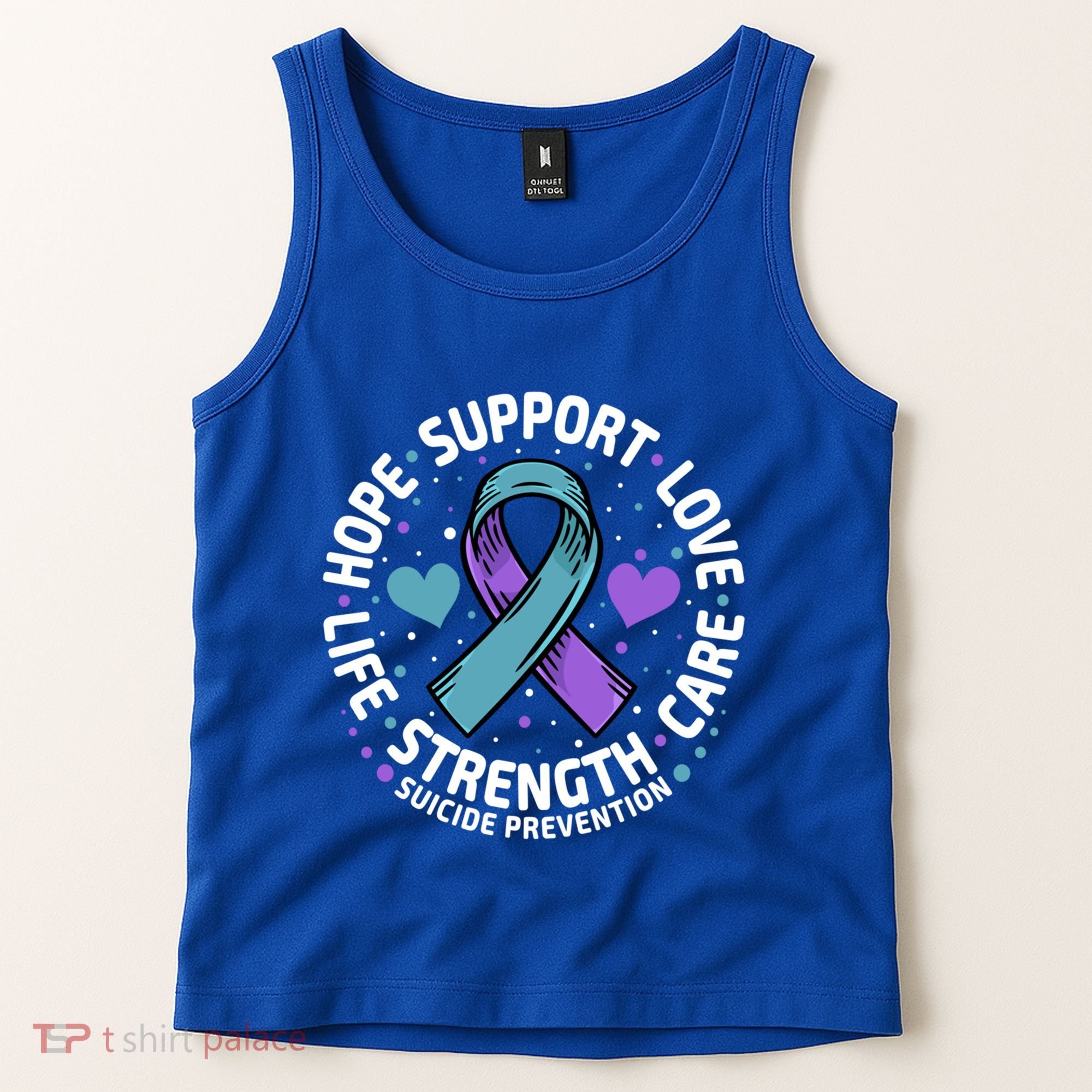 Suicide Prevention Hope Support Love Life Suicide Awareness Gift Tank Top