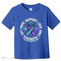Suicide Prevention Hope Support Love Life Suicide Awareness Gift Toddler T-Shirt thumb 0