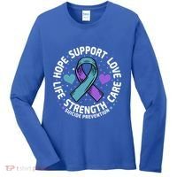 Suicide Prevention Hope Support Love Life Suicide Awareness Gift Women's Long Sleeve Shirt thumb 0