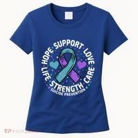 Suicide Prevention Hope Support Love Life Suicide Awareness Gift Women's T-Shirt thumb 0