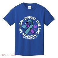 Suicide Prevention Hope Support Love Life Suicide Awareness Gift Kids T-Shirt thumb 0