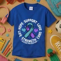 Suicide Prevention Hope Support Love Life Suicide Awareness Gift Kids T-Shirt thumb 3
