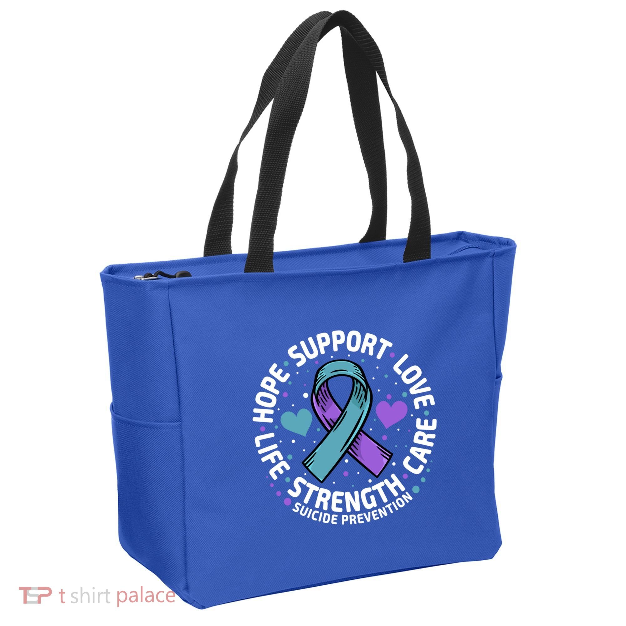 Suicide Prevention Hope Support Love Life Suicide Awareness Gift Tote Bag