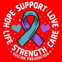 Suicide Prevention Hope Support Love Life Suicide Awareness Gift Santa Hat thumb 1