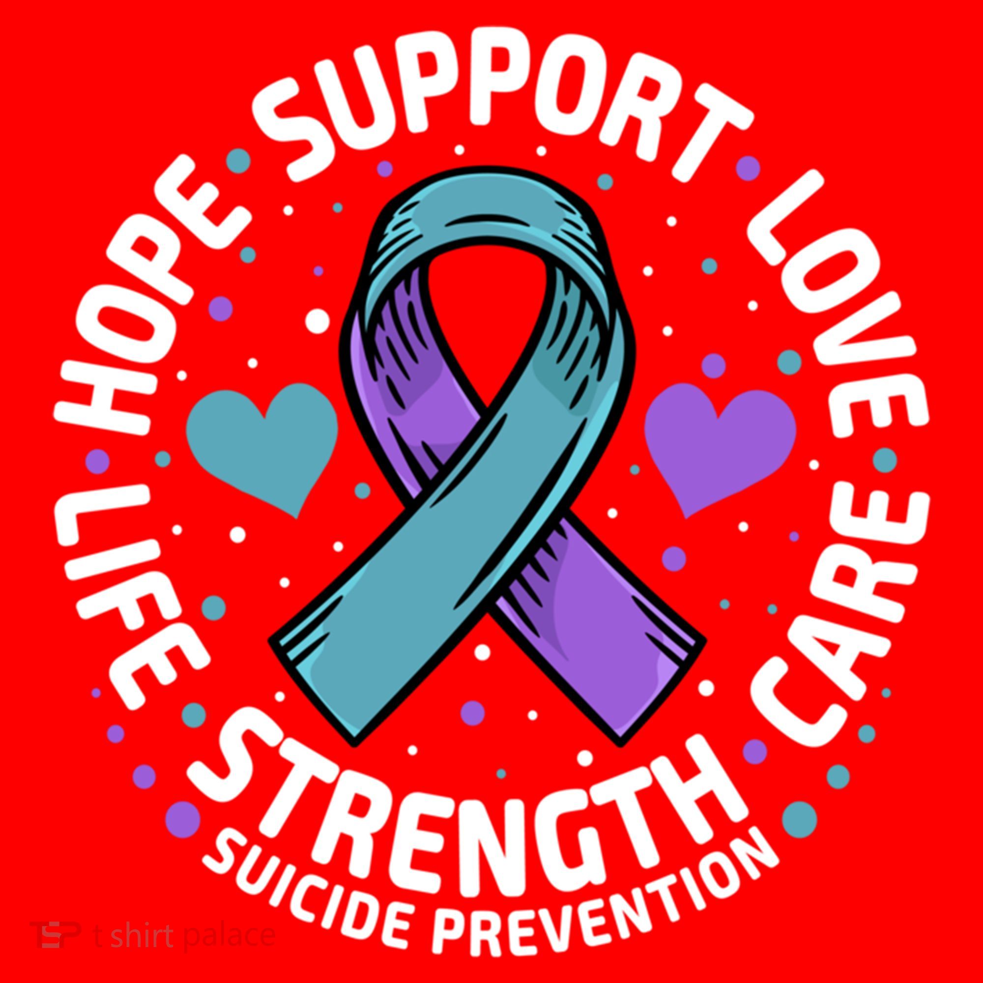 Suicide Prevention Hope Support Love Life Suicide Awareness Gift Santa Hat