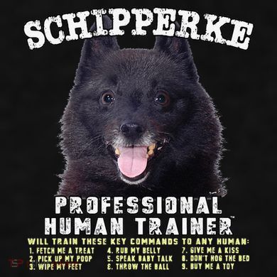 Schipperke Professional Human Trainer Cute Dog Ladies PosiCharge Tri-Blend Wicking Tank