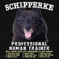 Schipperke Professional Human Trainer Cute Dog Ladies PosiCharge Tri-Blend Wicking Tank thumb 2