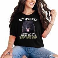 Schipperke Professional Human Trainer Cute Dog Comfort Colors T-Shirt thumb 0