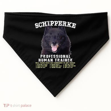Schipperke Professional Human Trainer Cute Dog USA-Made Doggie Bandana